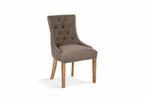 Stoelenset –  - Fancy design – Taupe, Ophalen of Verzenden, Nieuw, Stof, Modern