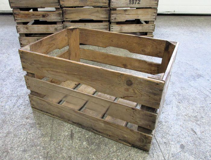 Houten Krat, Decoratie krat, Kist B57 x D39 x H32cm, Zakelijke goederen, Kantoor en Winkelinrichting | Winkel en Inventaris