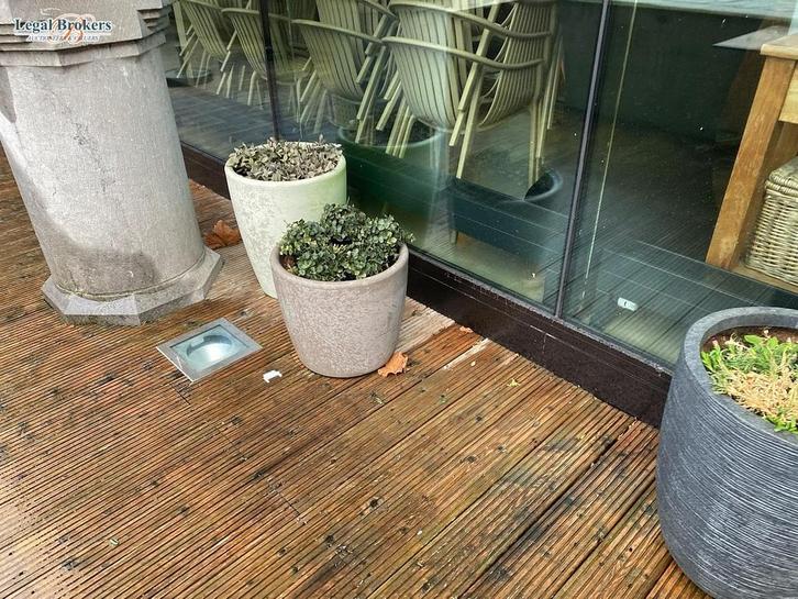 9 Terraspotten met bloemen, Zakelijke goederen, Horeca | Keukenapparatuur, Overige typen, Ophalen of Verzenden