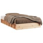 Houten Bedframe 90x200 | Tweede Kansje | Stevig & Goedkoop, 90 cm, Eenpersoons, Bruin, Verzenden
