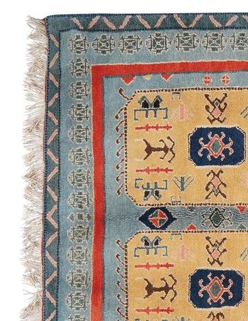 Vloerkleed - 234 cm - 179 cm - Vintage Turks Konya-tapijt, Huis en Inrichting, Nieuw