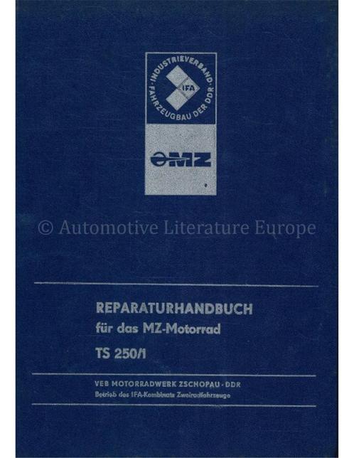 1978 MZ TS 250/1 WERKPLAATSHANDBOEK DUITS, Auto diversen, Handleidingen en Instructieboekjes
