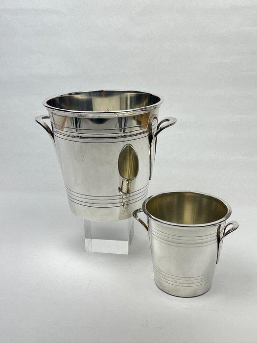 Orfèvrerie Saint Médart - Champagne koeler (2) - Art Deco, Antiek en Kunst, Antiek | Meubels | Tafels