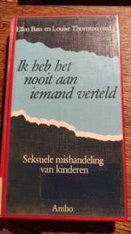 Ik heb het nooit aan iemand verteld 9789026307249 Ellen Bass, Boeken, Studieboeken en Cursussen, Verzenden, Zo goed als nieuw