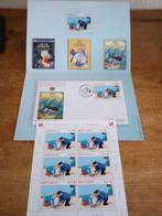 Tintin - Ensemble de timbres - 1 Encart + 6 Timbres -, Boeken, Stripverhalen, Nieuw