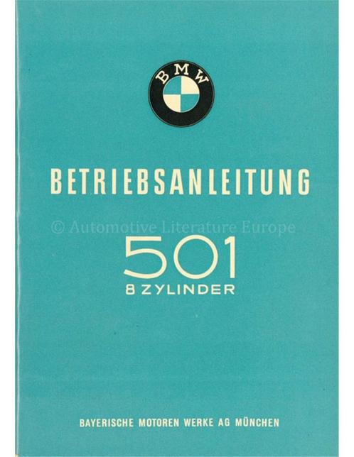1955 BMW 501 INSTRUCTIEBOEKJE DUITS, Autos : Divers, Modes d'emploi & Notices d'utilisation