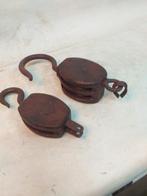 Werkgereedschap Antiek - Amsterdam katrollen 2x, Antiek en Kunst