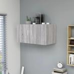 vidaXL Hangkast 80x39x40 cm bewerkt hout grijs sonoma, Verzenden