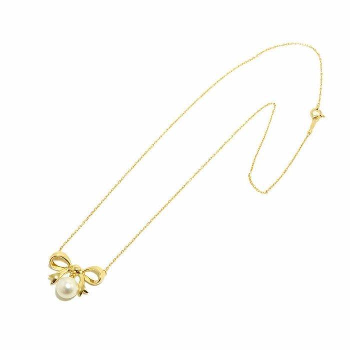 Mikimoto - Halsketting - 18 karaat Geel goud, Handtassen en Accessoires, Kettingen