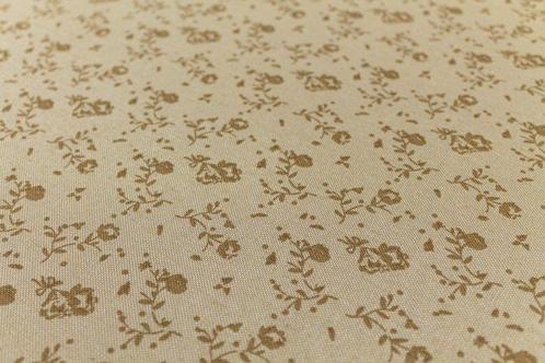 Panama-stof in gemengd katoen met een beige achtergrond en, Antiek en Kunst, Antiek | Tapijten, Tafelkleden en Textiel