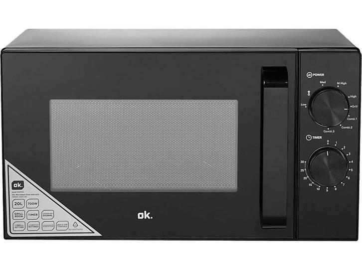 OK - . Microgolfoven (omw 2024-1 B) - Zwart, Elektronische apparatuur, Microgolfovens, 60 cm of meer, Draaiplateau, Nieuw, Microgolfoven