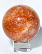 Fire Quartz Sphere – Een zeldzame edelsteen van energie en, Verzamelen, Mineralen en Fossielen