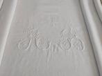 Groot bed linnen met monogram - Laken - 310 cm - 247 cm