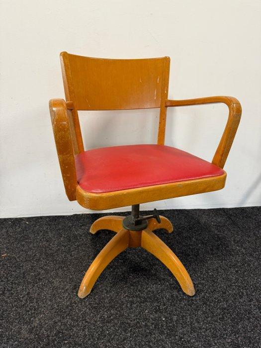 Chaise - Bois - Chaise de bureau vintage, Antiek en Kunst, Kunst | Designobjecten