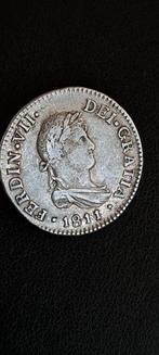 Spanje. Fernando VII. 2 Reales 1811 Cádiz CI (Zonder
