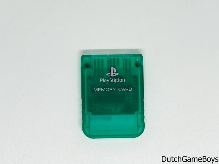 Playstation 1 / PS1 - Memory Card - Emerald Green, Games en Spelcomputers, Spelcomputers | Sony PlayStation 1, Gebruikt, Verzenden