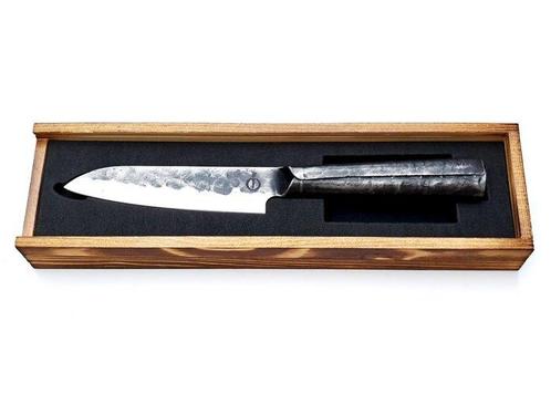 Santoku Knife - 440C Japanese Stainless Steel - Forged and, Antiek en Kunst, Antiek | Keukengerei