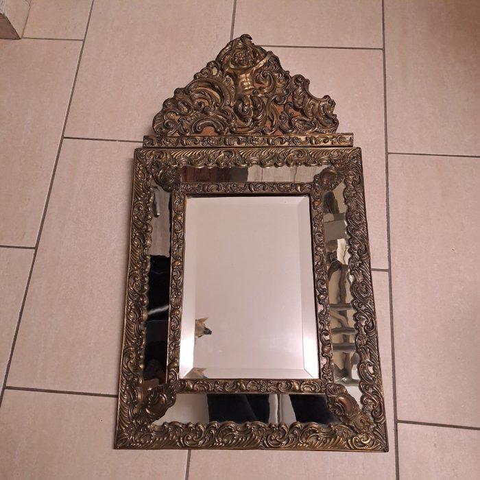 Spiegel - Hout, Messing - Napoleon lll style spiegel, Antiek en Kunst, Antiek | Overige Antiek