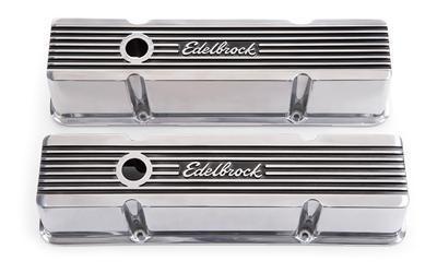 Chevrolet SB Aluminium klepdeksels hoge edelbrock, Auto-onderdelen, Motor en Toebehoren, Nieuw, Ophalen of Verzenden