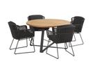 Taste by 4 Seasons Vitali tuinset antraciet met Basso tafel, Tuin en Terras, Nieuw