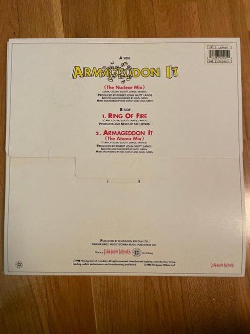 Def Leppard - Armageddon It (The Nuclear Mix) with 8 items, Cd's en Dvd's, Vinyl Singles