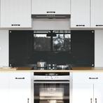 vidaXL Keuken Spatscherm 2 pcs Donkergrijs 70 x 60 cm gehard, Antiek en Kunst, Verzenden