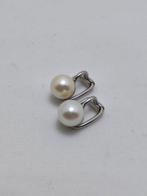 Zonder Minimumprijs - Clip-on oorbellen - 14 karaat Witgoud