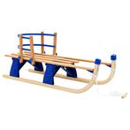 vidaXL Sneeuwslee met rugleuning inklapbaar 119 cm hout, Kinderen en Baby's, Speelgoed | Buiten | Sleeën, Verzenden, Nieuw