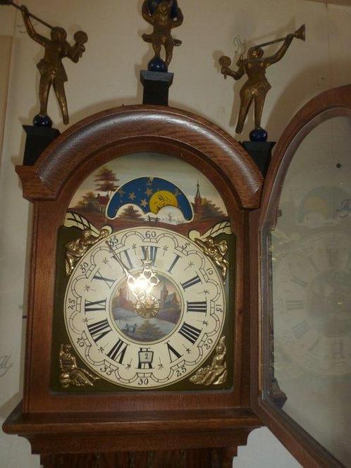 Horloge à queue frisonne - - Chêne - 1950-1960, Antiek en Kunst, Antiek | Klokken