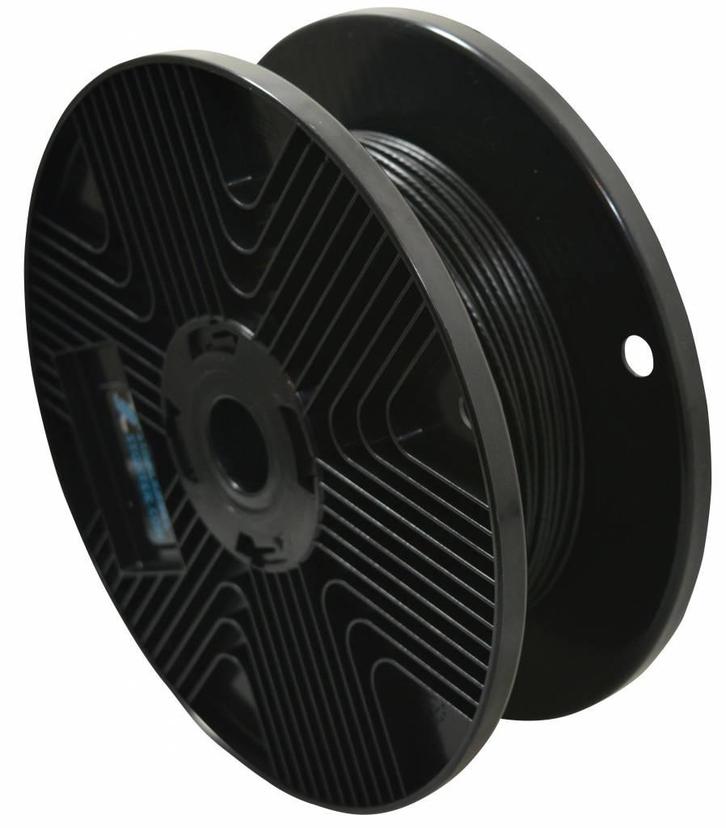 Staalkabels zwart geplastificeerd 1.7/2.5mm 100 meter, Tuin en Terras, Overige Tuin en Terras, Verzenden