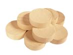 Set van 100 houten schijven (dia: 2.5 cm, dikte: 8 mm, schi, Nieuw, Verzenden