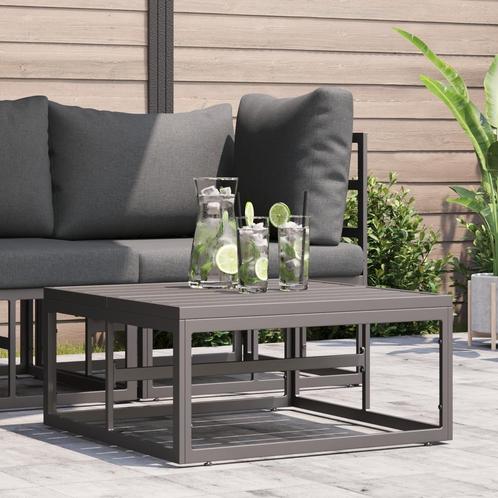 vidaXL Buitenmeubelsets Zwart Staal, Tuin en Terras, Tuinsets en Loungesets, Nieuw, Verzenden