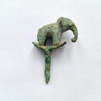 Oud-Khmer Brons Olifantvormige buitenaltaar-beeld decor, Antiek en Kunst