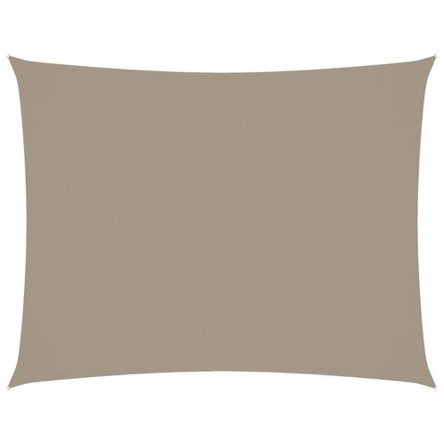 Zonnescherm Taupe 3x4m | Waterdicht & UV | Retour Deal, Tuin en Terras, Zonneschermen, 250 cm tot 450 cm, Nieuw, Overige typen