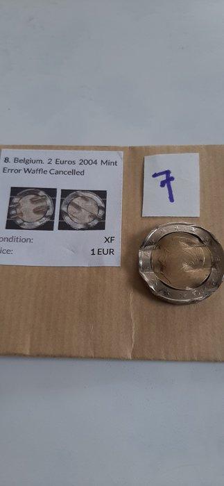 België. 2 Euro 2004 With cancelled marks (Zonder