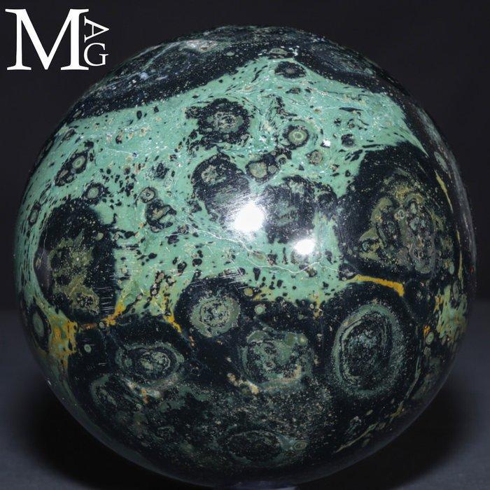 Rusteloosheid in steen: adembenemende Kambaba-jasperbol uit, Verzamelen, Mineralen en Fossielen