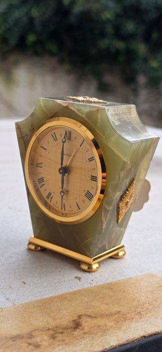 Tafelklok - imhof - Onyx - Tweede helft van de 20e eeuw -, Antiek en Kunst, Antiek | Klokken
