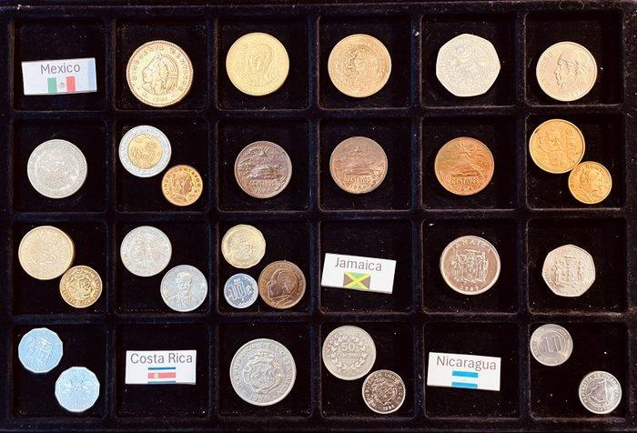 South America. Verzameling munten (132 stuks) (Zonder, Postzegels en Munten, Munten | Europa | Niet-Euromunten