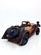 sculptuur, Cabriolet depoca in legno - 18 cm - Hout