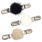Fako Bijoux - Vestsluiting - Vestclip - Set 3 Stuks - Bontje, Verzenden, Nieuw