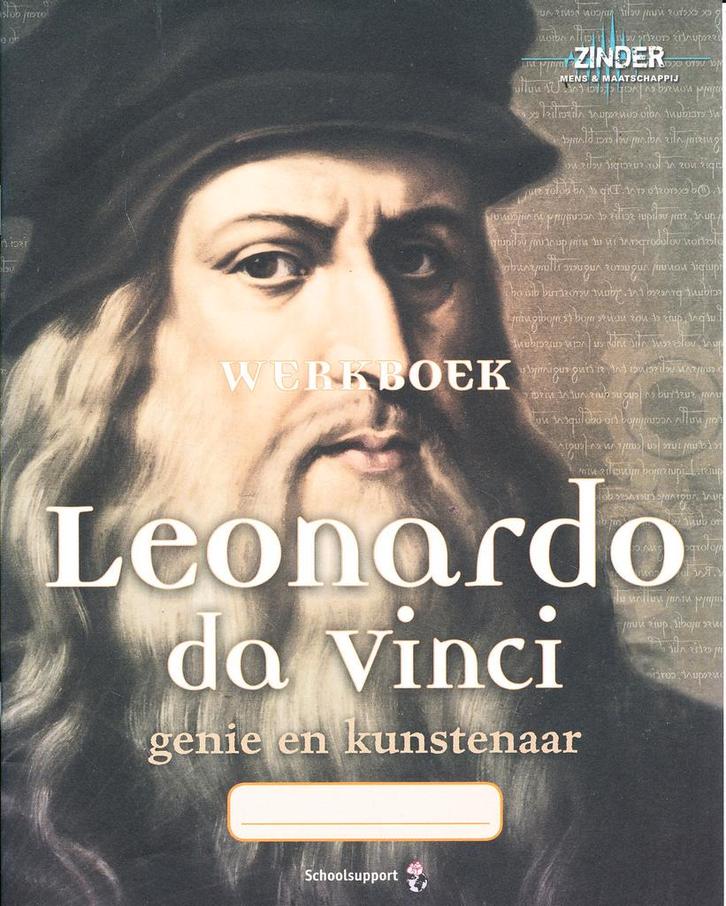 Zinder 9+ Mens & Maatschappij Werkboek Leonardo da Vinci (pe, Boeken, Schoolboeken, Verzenden