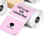 Thermische labels, pastelroze 40*30mm stickers labels