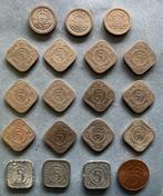 Nederland. Wilhelmina. 5 Cent compleet 1907-1948 (19