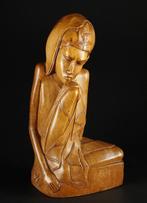 Art Deco beeld - Statue - Indonésie  (Sans Prix de Réserve), Antiek en Kunst