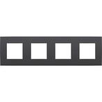 Niko - plaque de recouvrement (71mm) 4 fois horizontale,, Bricolage & Construction, Bricolage & Rénovation Autre