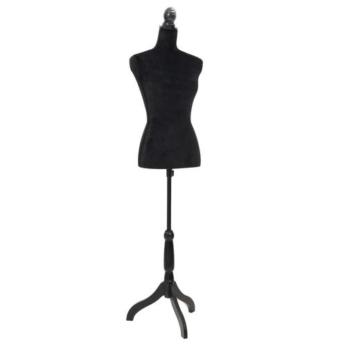 vidaXL Etalagepop torso vrouw zwart, Huis en Inrichting, Kasten | Kleerkasten, Nieuw, Verzenden