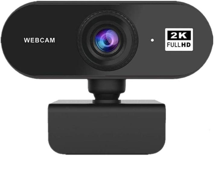 Webcam 2K laptop USB microfoon PC Quad HD autofocus *geen fu, Computers en Software, Pc speakers, Nieuw, Verzenden