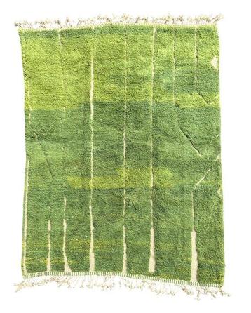 Tapis en laine berbère moderne vert - Tapis - 300 cm - 200 beschikbaar voor biedingen