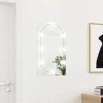 vidaXL Spiegel met LED-verlichting boog 70x40 cm glas, Verzenden, Nieuw