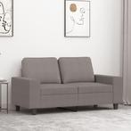 vidaXL Tweezitsbank 120 cm stof taupe, Huis en Inrichting, Verzenden, Nieuw
